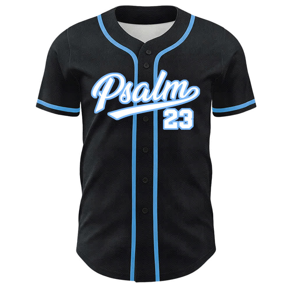 Christianartworkshop Salmo 23 Il Signore è il mio pastore Maglia da baseball unisex - image 5
