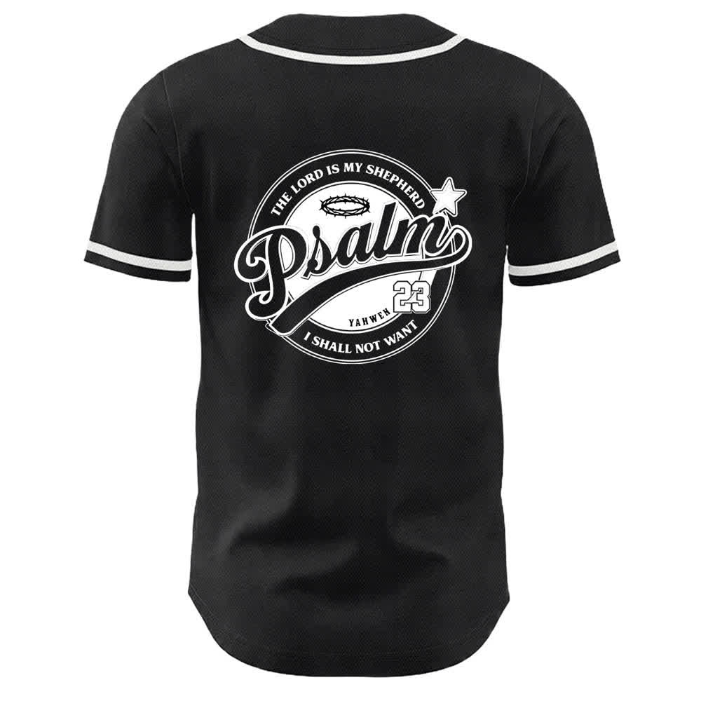 Christianartworkshop Salmo 23 Il Signore è il mio pastore Maglia da baseball unisex - image 10
