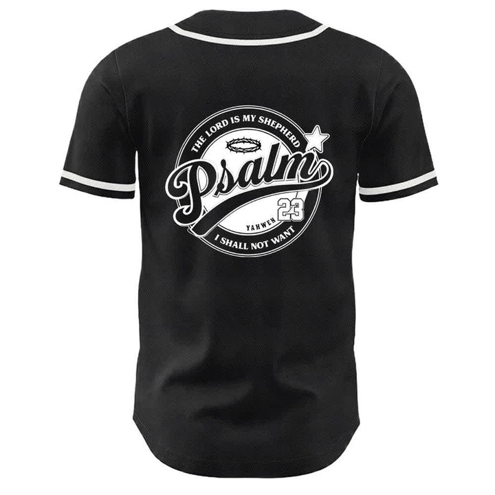 Christianartworkshop Salmo 23 Il Signore è il mio pastore Maglia da baseball unisex - image 10