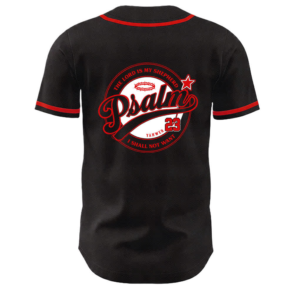 Christianartworkshop Salmo 23 Il Signore è il mio pastore Maglia da baseball unisex - image 13
