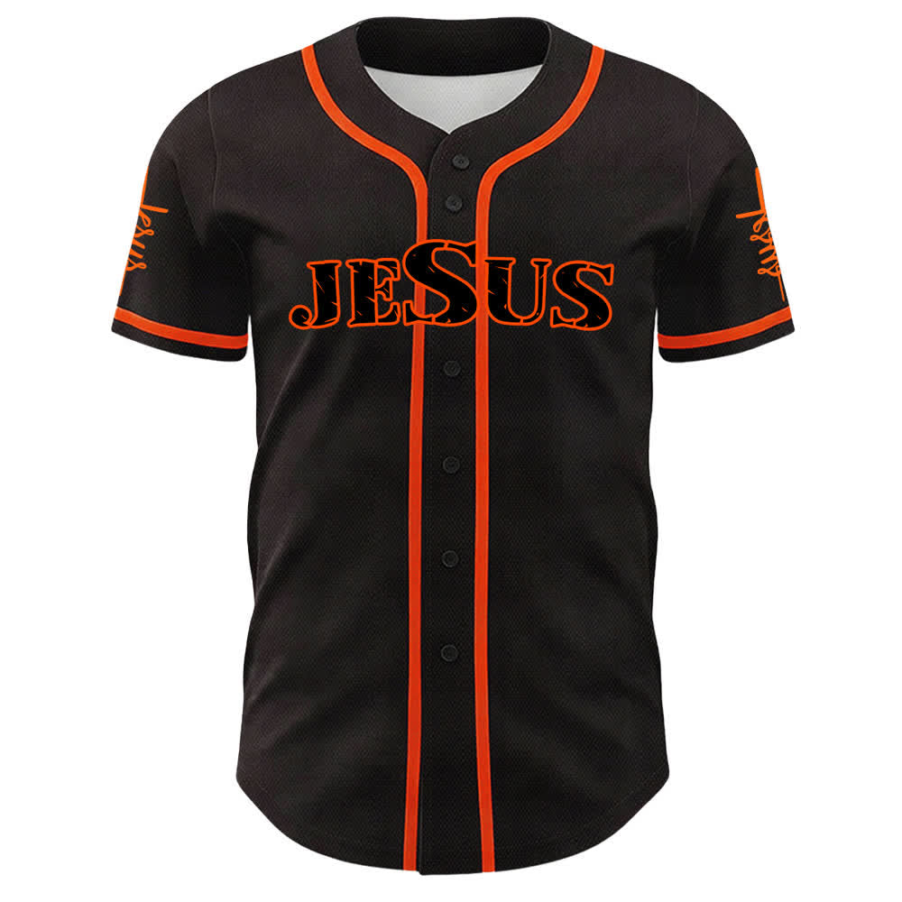 Christianartworkshop Gesù Spirito Ricco Corona di Spine Ritratto Maglia da baseball unisex - image 14