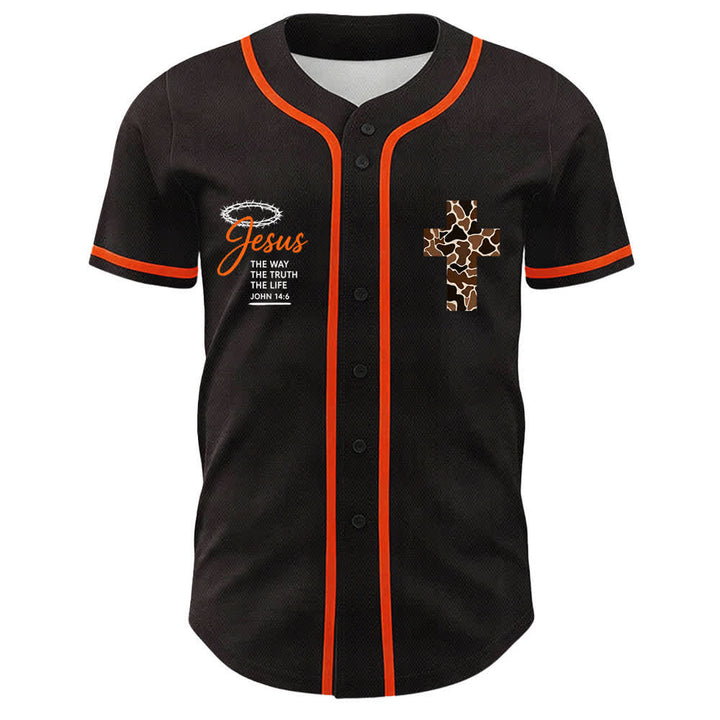 Christianartworkshop Maglia da baseball unisex con stampa leopardata e croce "Posso fare ogni cosa in Cristo" - image 11