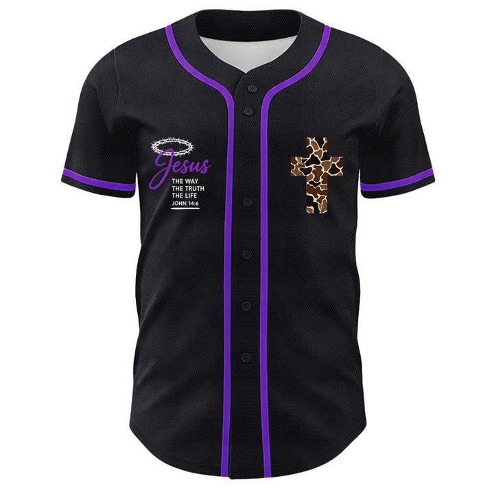 Christianartworkshop Maglia da baseball unisex con stampa leopardata e croce "Posso fare ogni cosa in Cristo" - image 20