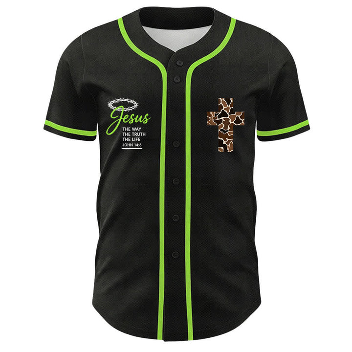 Christianartworkshop Maglia da baseball unisex con stampa leopardata e croce "Posso fare ogni cosa in Cristo" - image 17