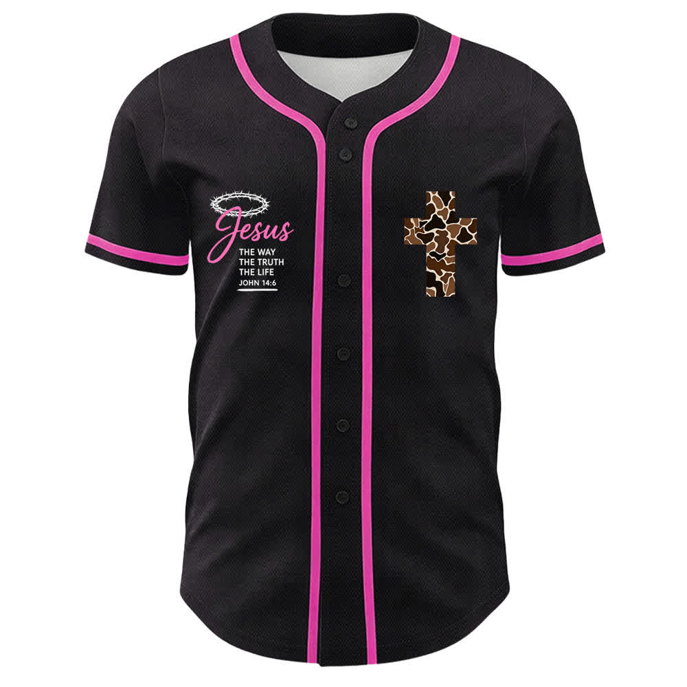 Christianartworkshop Maglia da baseball unisex con stampa leopardata e croce "Posso fare ogni cosa in Cristo" - image 23