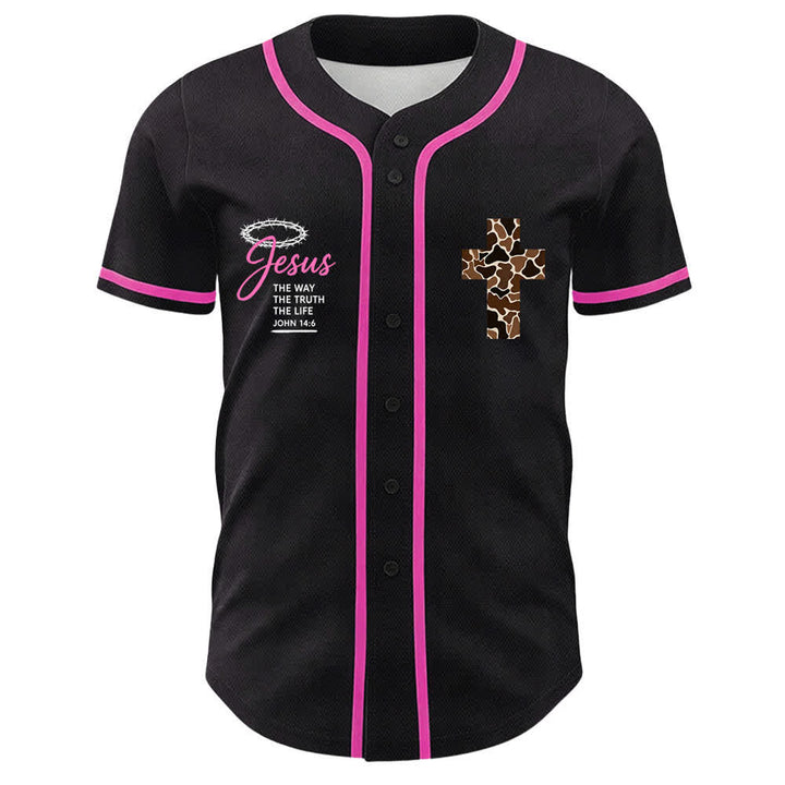 Christianartworkshop Maglia da baseball unisex con stampa leopardata e croce "Posso fare ogni cosa in Cristo" - image 23