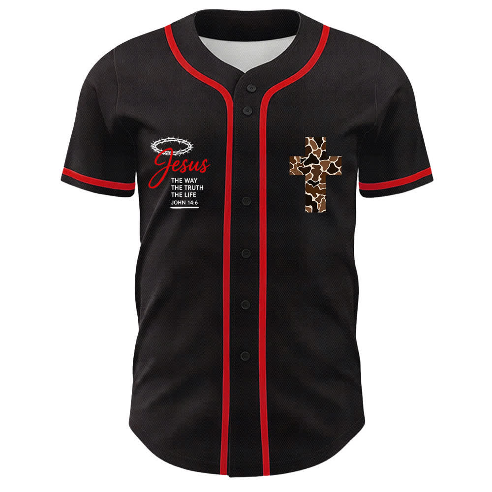 Christianartworkshop Maglia da baseball unisex con stampa leopardata e croce "Posso fare ogni cosa in Cristo" - image 8