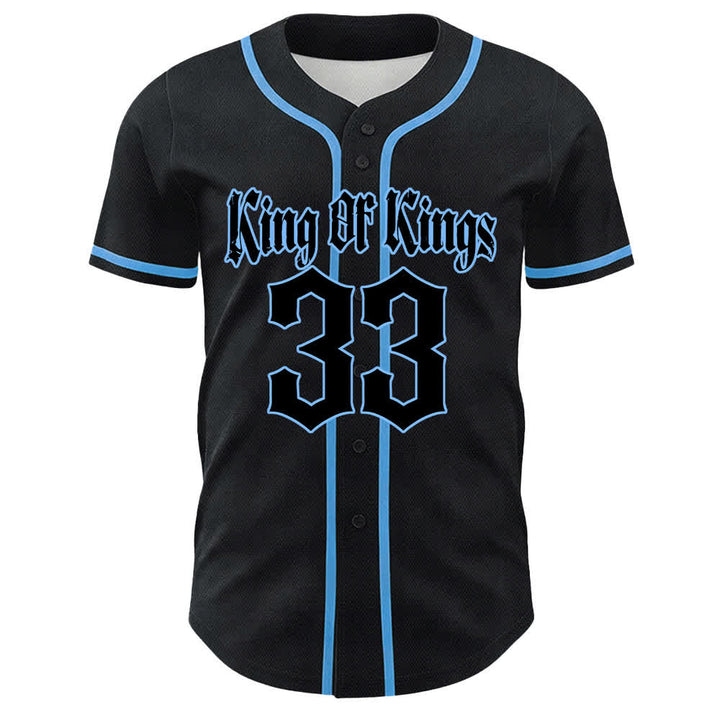 Christianartworkshop King Of Kings Number 33 Jesus Portrying Cross Maglia da baseball unisex - image 13