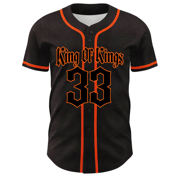 Christianartworkshop King Of Kings Number 33 Jesus Portrying Cross Maglia da baseball unisex - image 10