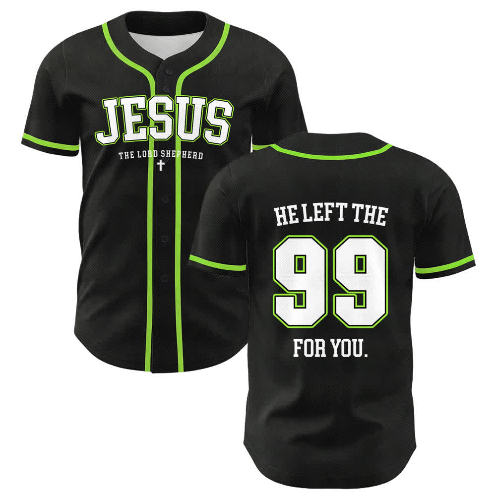 Christianartworkshop Gesù ha lasciato il 99 per te Maglia da baseball unisex - Verde chiaro - 5XL - image 18