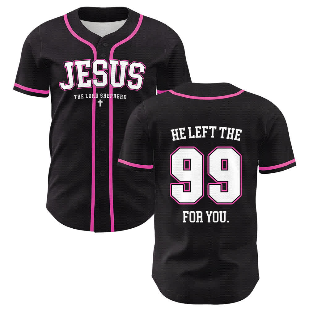 Christianartworkshop Gesù ha lasciato il 99 per te Maglia da baseball unisex - Rosa - 5XL - image 9