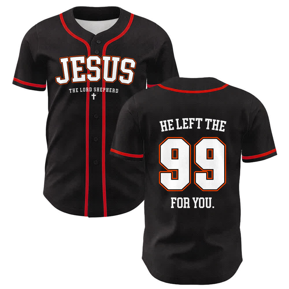 Christianartworkshop Gesù ha lasciato il 99 per te Maglia da baseball unisex - Rosso - 5XL - image 12