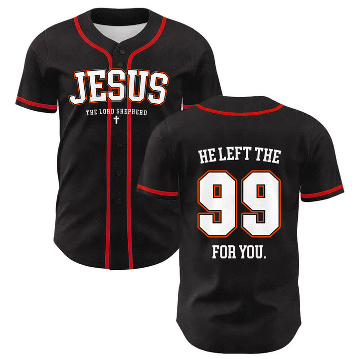 Christianartworkshop Gesù ha lasciato il 99 per te Maglia da baseball unisex - Rosso - 5XL - image 12