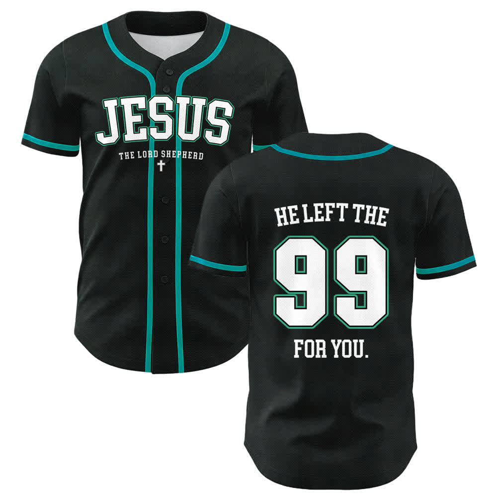 Christianartworkshop Gesù ha lasciato il 99 per te Maglia da baseball unisex - Verde scuro - 5XL - image 24