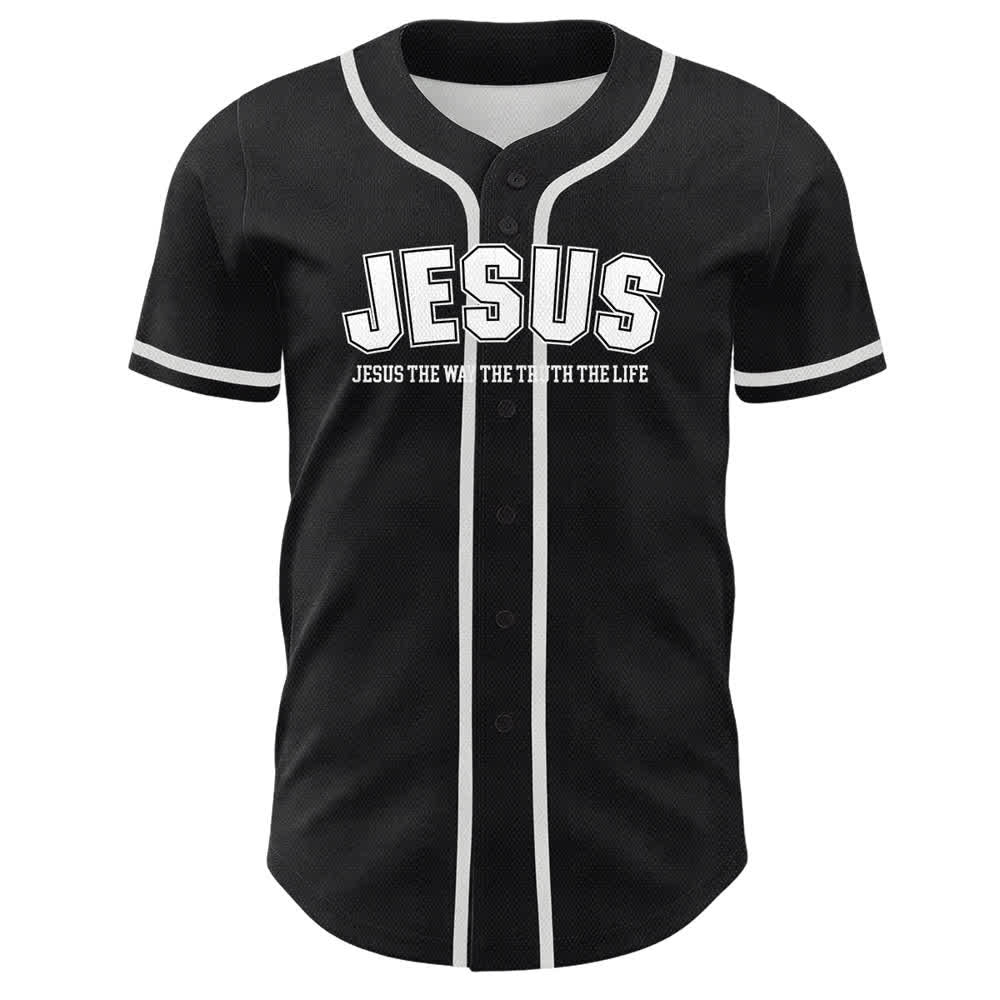 Christianartworkshop Gesù Salmo 23 Il Signore è il mio pastore Maglia da baseball unisex - image 8