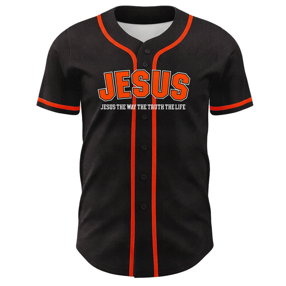 Christianartworkshop Gesù Salmo 23 Il Signore è il mio pastore Maglia da baseball unisex - image 17