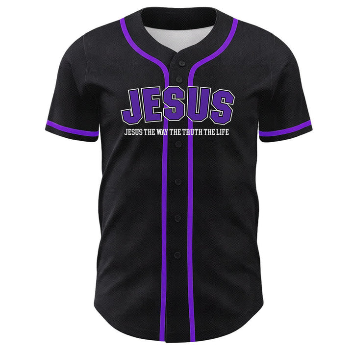 Christianartworkshop Gesù Salmo 23 Il Signore è il mio pastore Maglia da baseball unisex - image 23