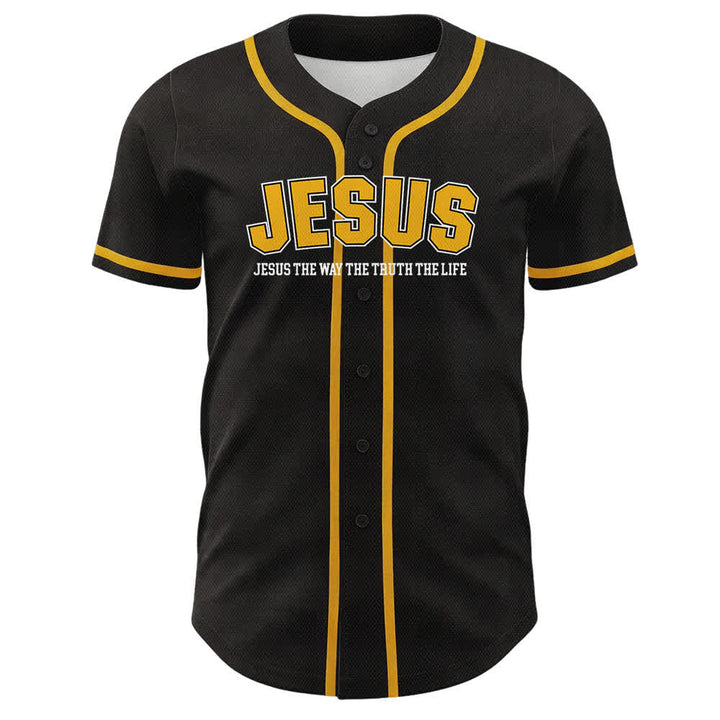 Christianartworkshop Gesù Salmo 23 Il Signore è il mio pastore Maglia da baseball unisex - image 2