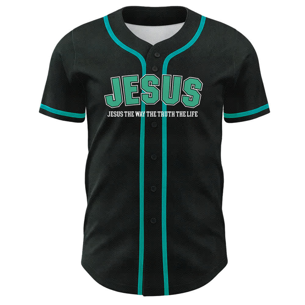 Christianartworkshop Gesù Salmo 23 Il Signore è il mio pastore Maglia da baseball unisex - image 26