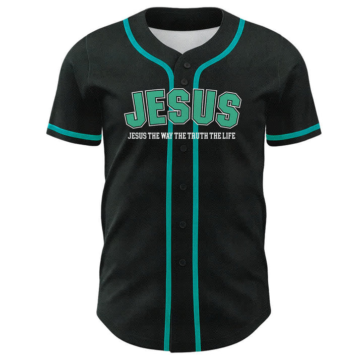 Christianartworkshop Gesù Salmo 23 Il Signore è il mio pastore Maglia da baseball unisex - image 26
