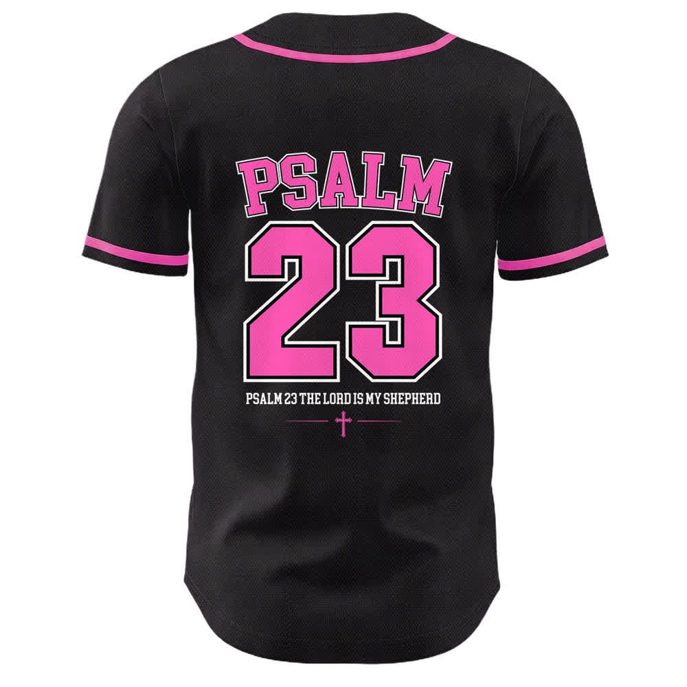 Christianartworkshop Gesù Salmo 23 Il Signore è il mio pastore Maglia da baseball unisex - image 10