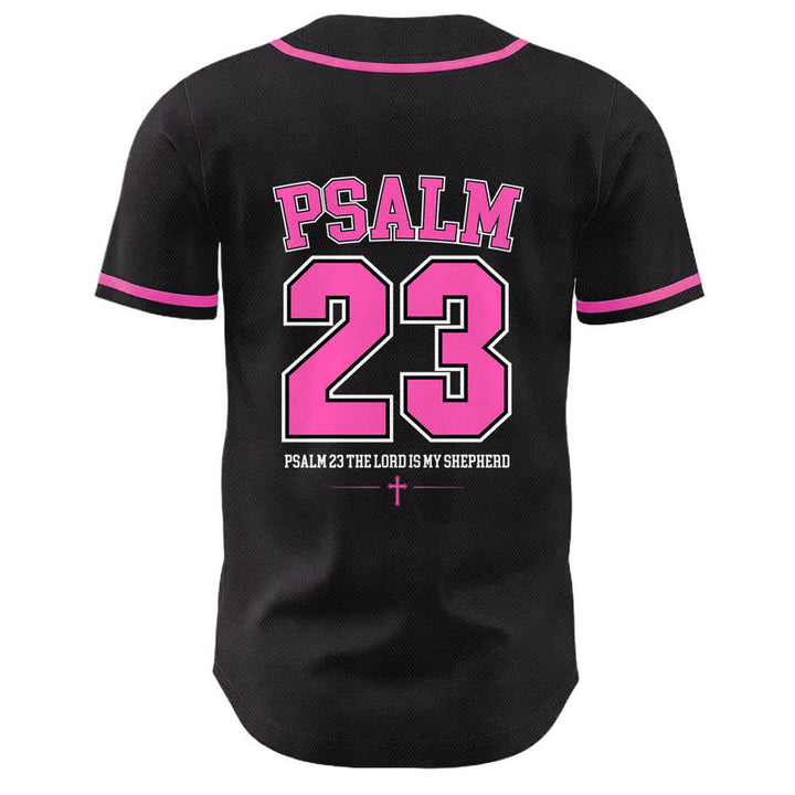 Christianartworkshop Gesù Salmo 23 Il Signore è il mio pastore Maglia da baseball unisex - image 10