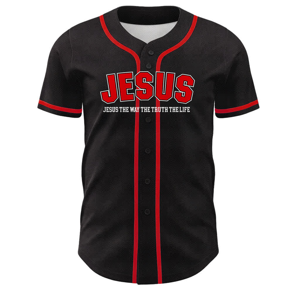 Christianartworkshop Gesù Salmo 23 Il Signore è il mio pastore Maglia da baseball unisex - image 14