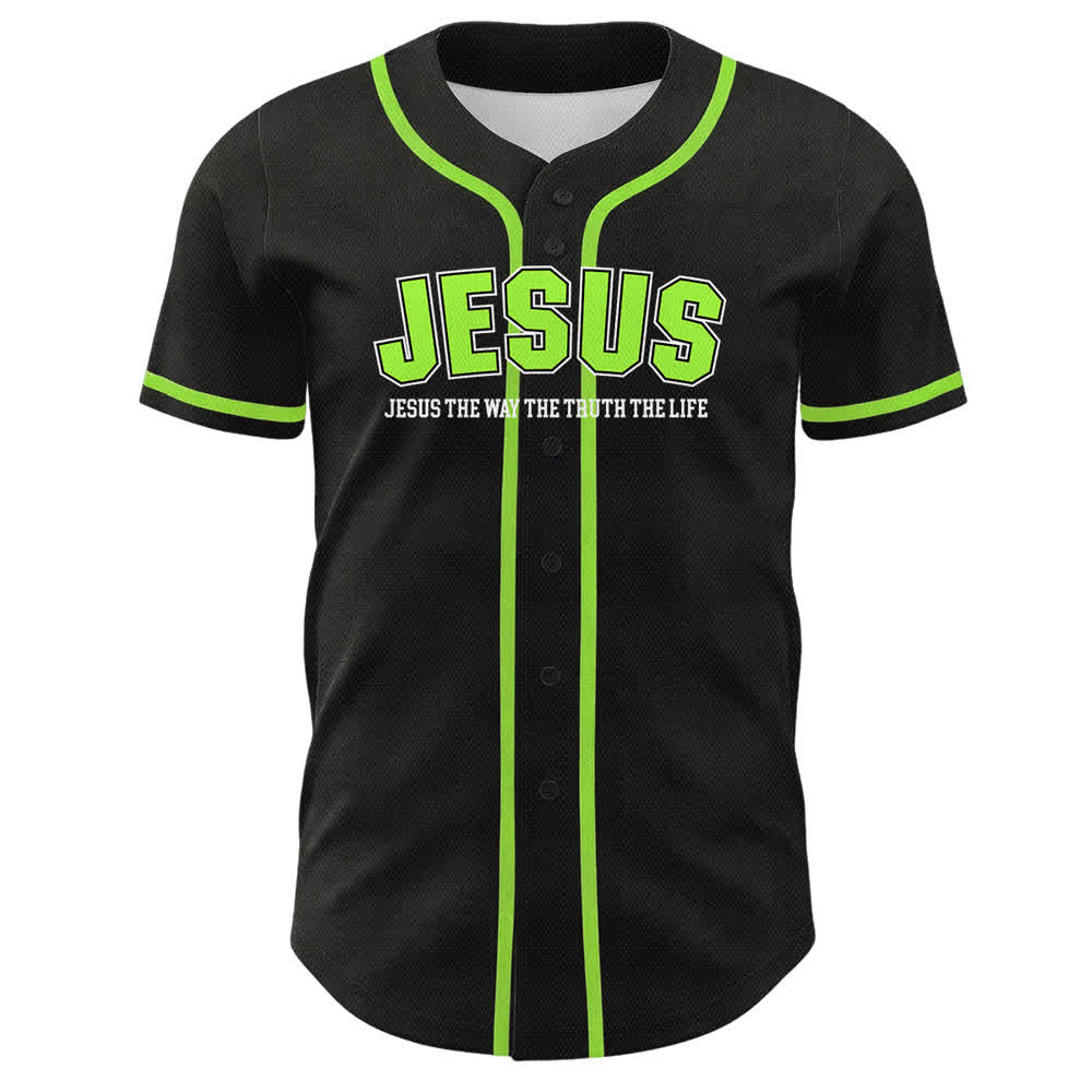 Christianartworkshop Gesù Salmo 23 Il Signore è il mio pastore Maglia da baseball unisex - image 20