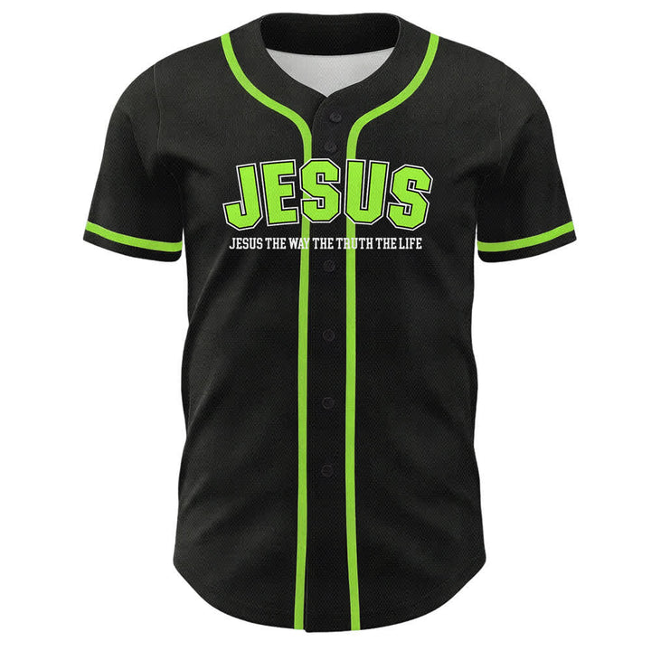 Christianartworkshop Gesù Salmo 23 Il Signore è il mio pastore Maglia da baseball unisex - image 20
