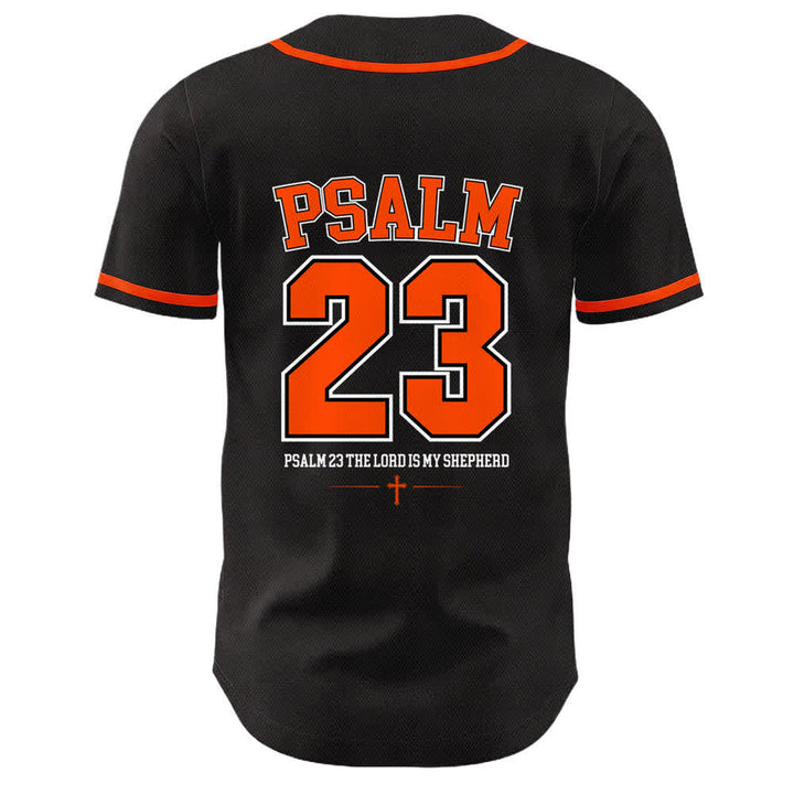 Christianartworkshop Gesù Salmo 23 Il Signore è il mio pastore Maglia da baseball unisex - image 16