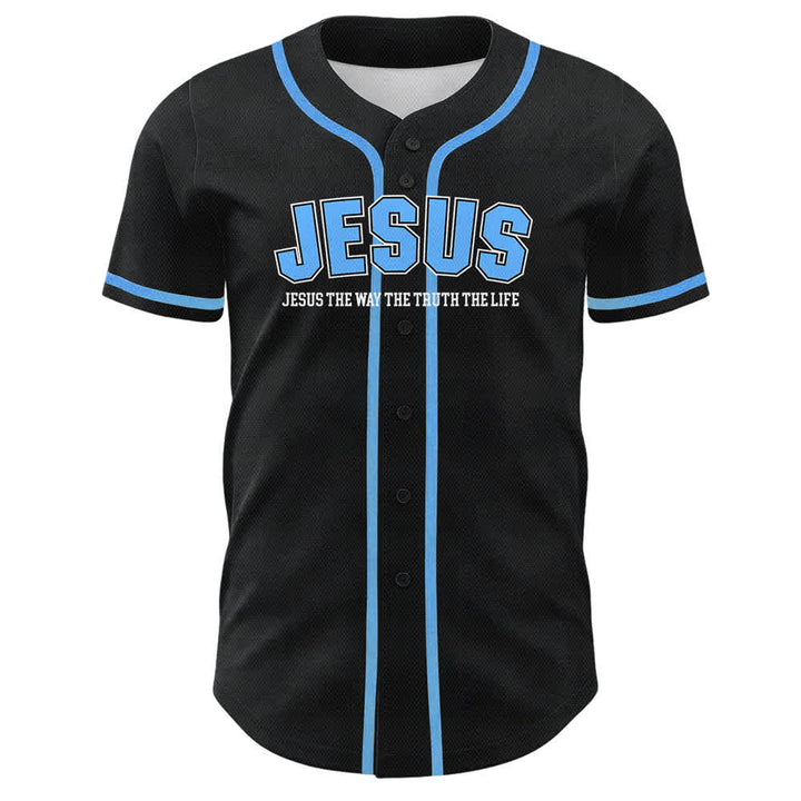 Christianartworkshop Gesù Salmo 23 Il Signore è il mio pastore Maglia da baseball unisex - image 5