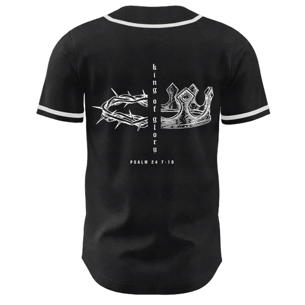 Christianartworkshop Yahweh 24 Re di Gloria Salmo 24 Maglia da baseball unisex - image 20