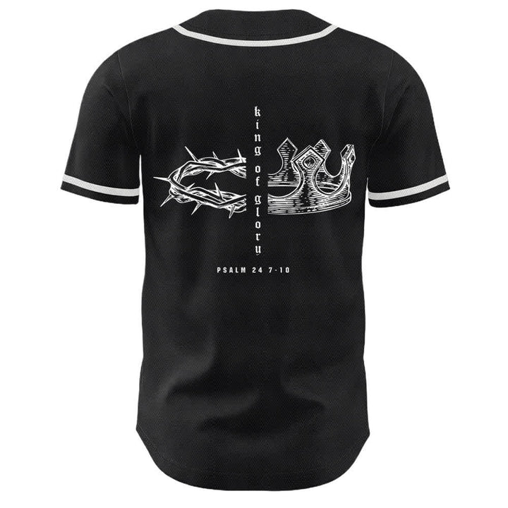 Christianartworkshop Yahweh 24 Re di Gloria Salmo 24 Maglia da baseball unisex - image 20