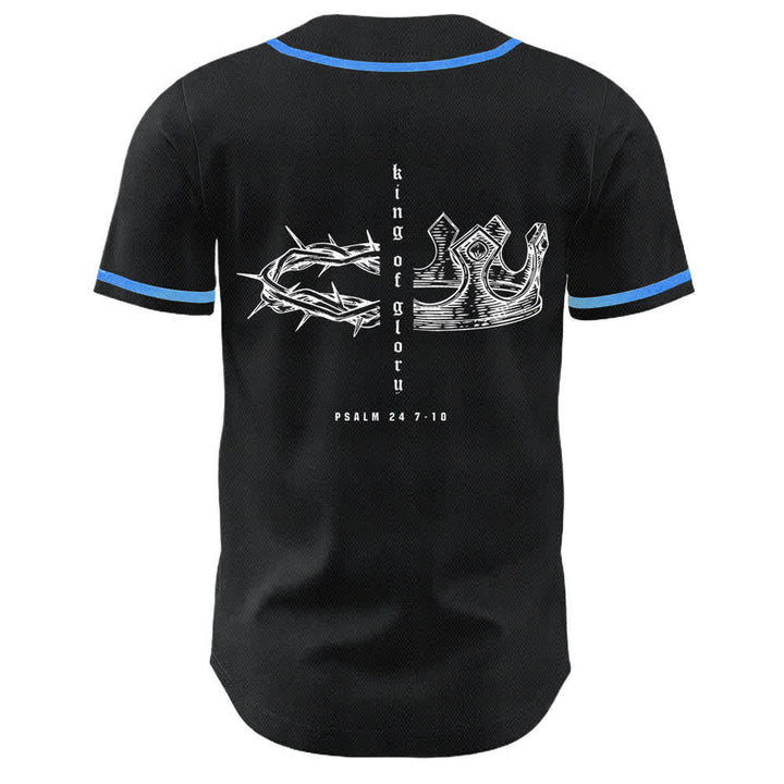 Christianartworkshop Yahweh 24 Re di Gloria Salmo 24 Maglia da baseball unisex - image 2