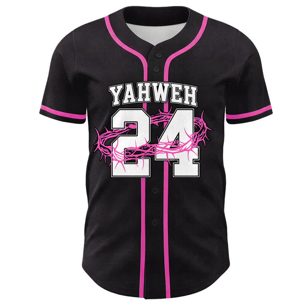 Christianartworkshop Yahweh 24 Re di Gloria Salmo 24 Maglia da baseball unisex - image 7
