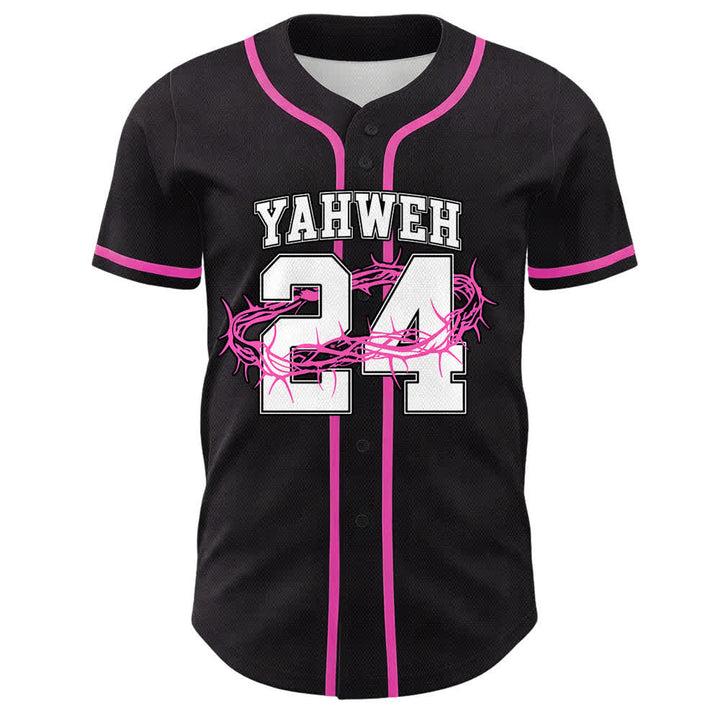 Christianartworkshop Yahweh 24 Re di Gloria Salmo 24 Maglia da baseball unisex - image 7