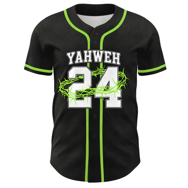 Christianartworkshop Yahweh 24 Re di Gloria Salmo 24 Maglia da baseball unisex - image 16