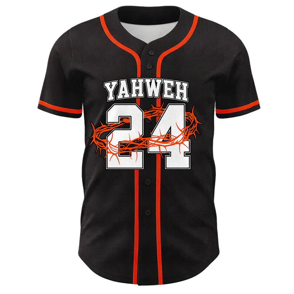 Christianartworkshop Yahweh 24 Re di Gloria Salmo 24 Maglia da baseball unisex - image 13