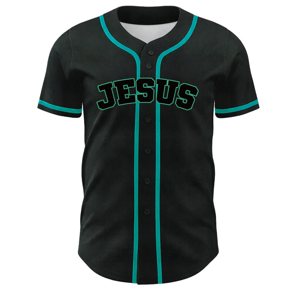 Maglia da baseball unisex Christianartworkshop Team Jesus Number 7 Was Is To Come - image 26