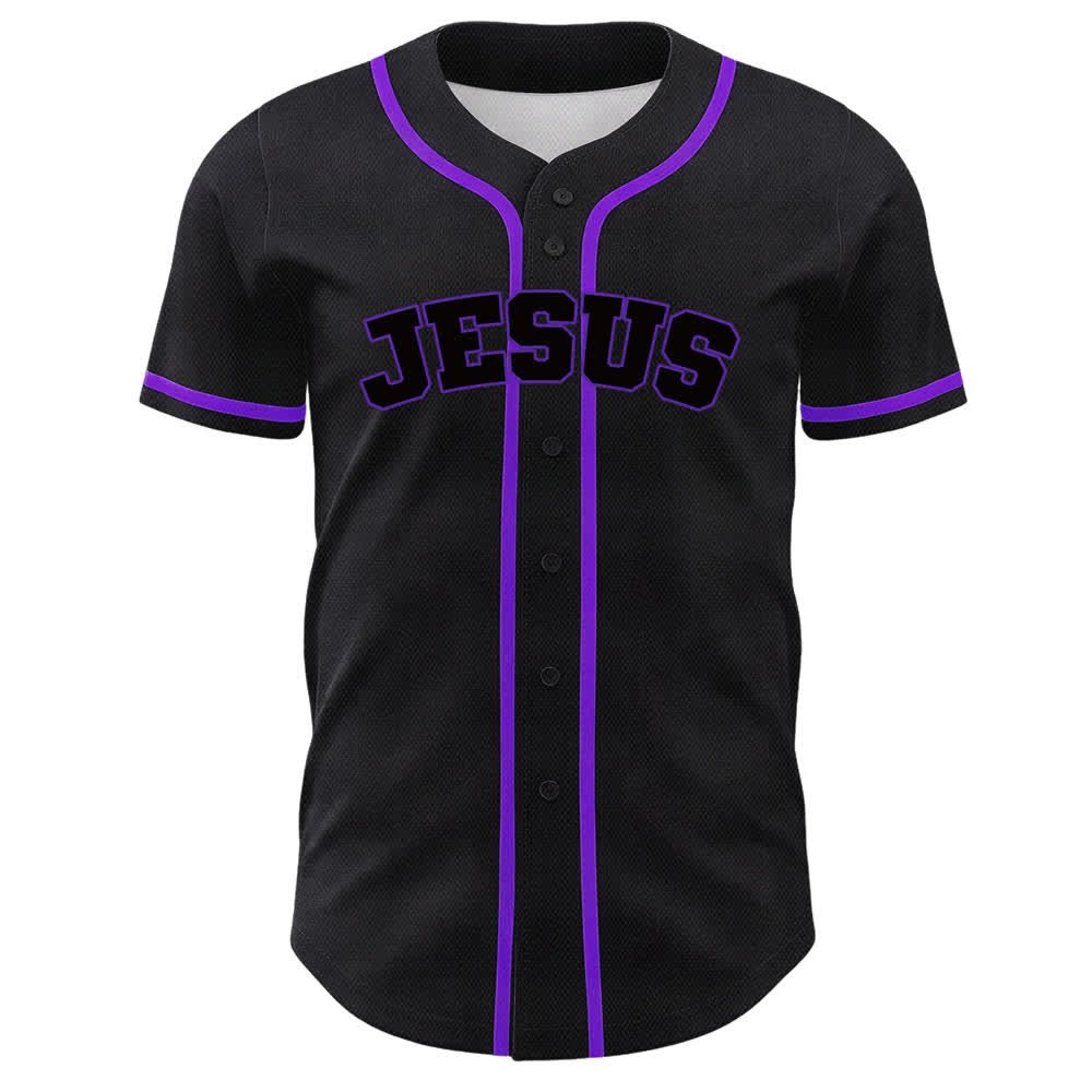 Maglia da baseball unisex Christianartworkshop Team Jesus Number 7 Was Is To Come - image 23