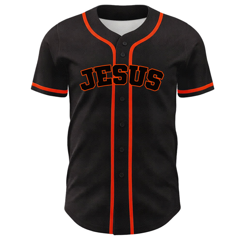 Maglia da baseball unisex Christianartworkshop Team Jesus Number 7 Was Is To Come - image 17