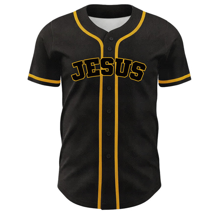 Maglia da baseball unisex Christianartworkshop Team Jesus Number 7 Was Is To Come - image 5