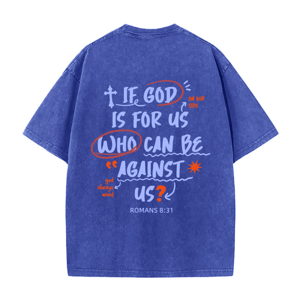 Christianartworkshop Se Dio è con noi T-shirt Boxy Washed - image 19