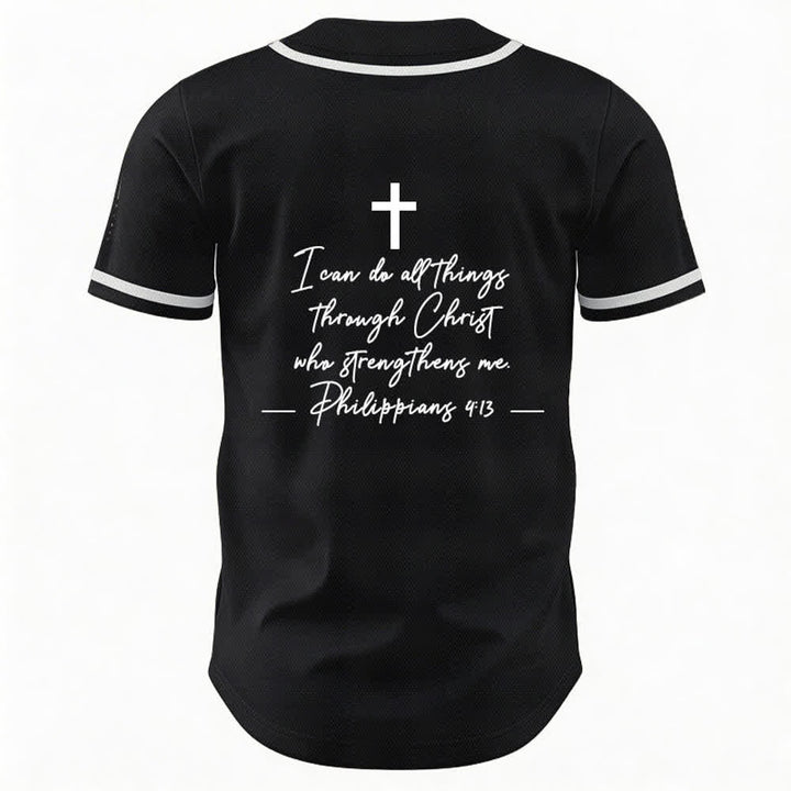 Christianartworkshop Gesù Cristo 33 Maglia da baseball azzurra - image 9