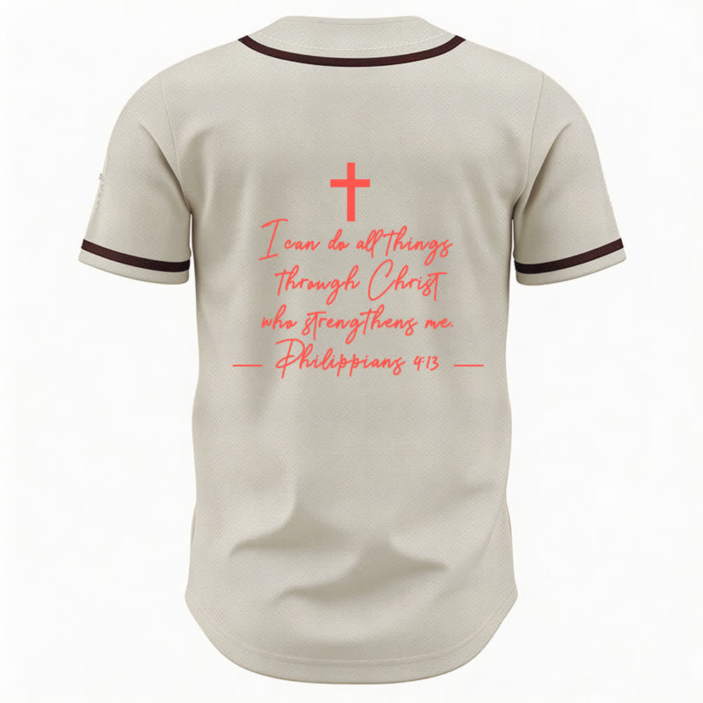 Christianartworkshop Gesù Cristo 33 Maglia da baseball azzurra - image 23