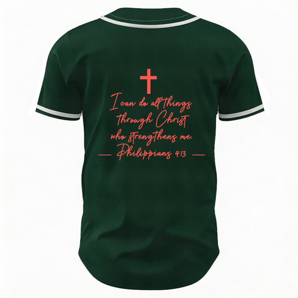 Christianartworkshop Gesù Cristo 33 Maglia da baseball azzurra - image 37