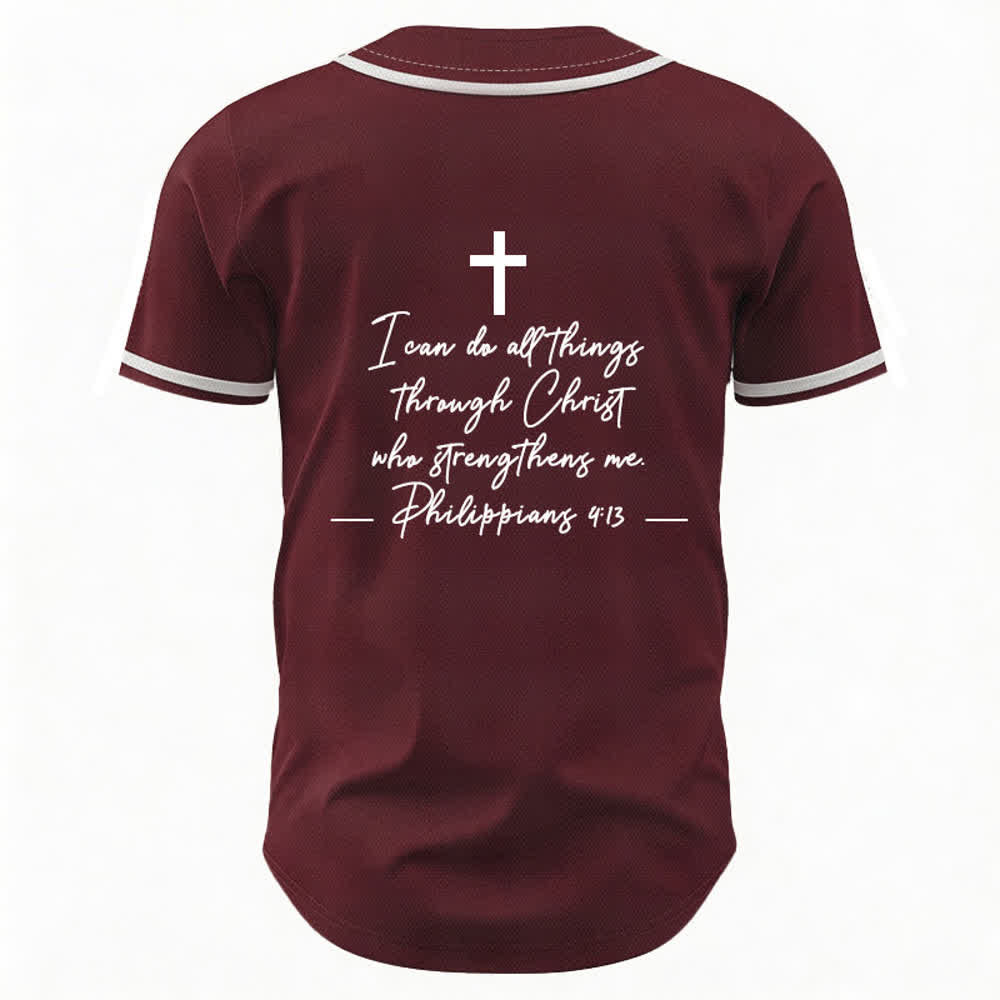 Christianartworkshop Gesù Cristo 33 Maglia da baseball azzurra - image 30
