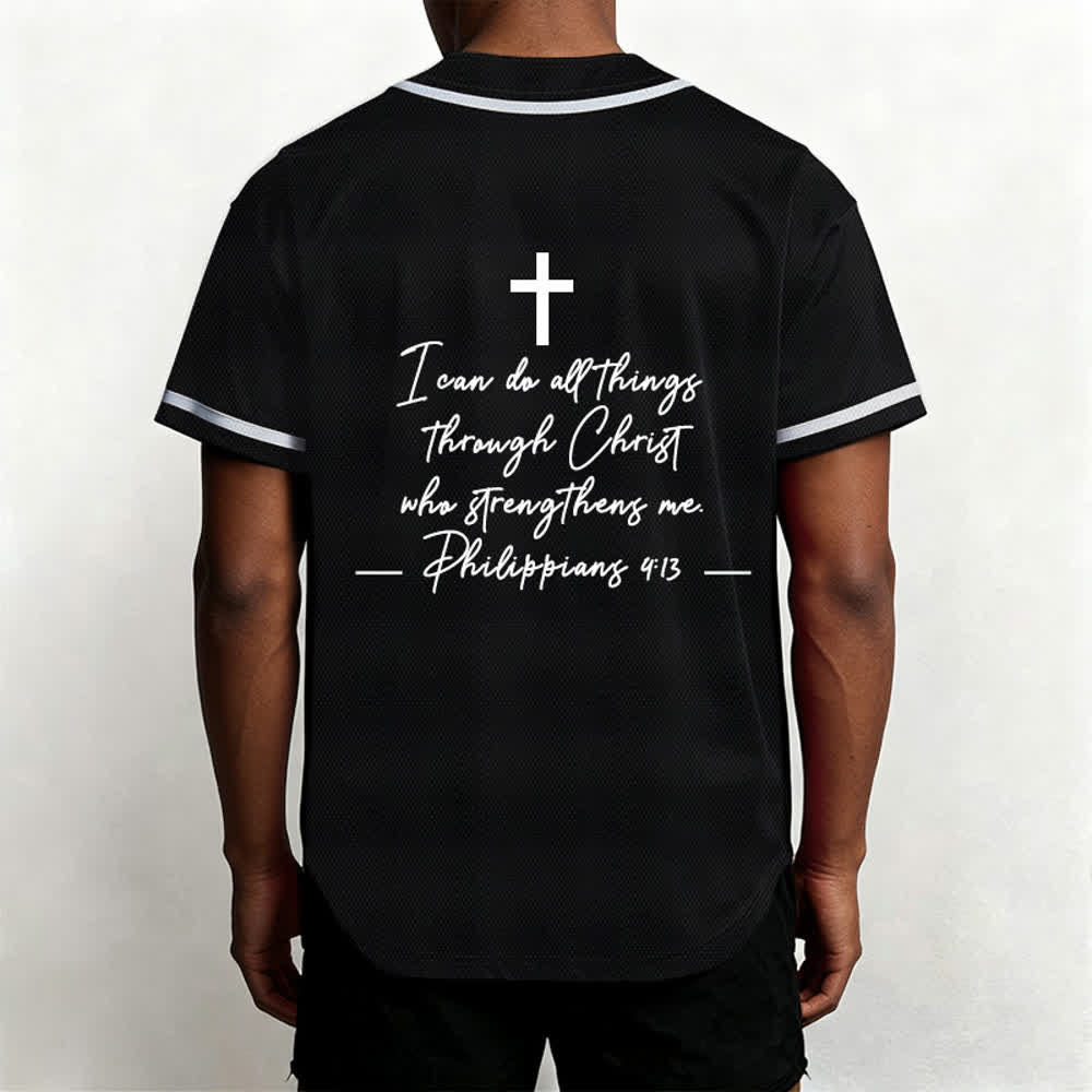 Christianartworkshop Gesù Cristo 33 Maglia da baseball azzurra - image 13
