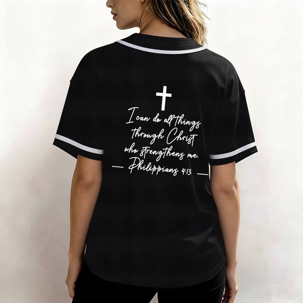 Christianartworkshop Gesù Cristo 33 Maglia da baseball azzurra - image 11