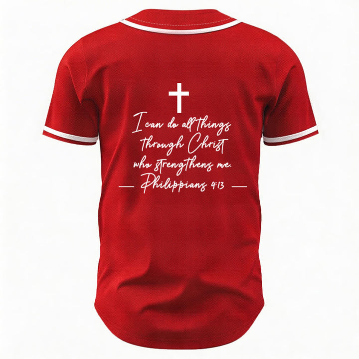 Christianartworkshop Gesù Cristo 33 Maglia da baseball azzurra - image 44